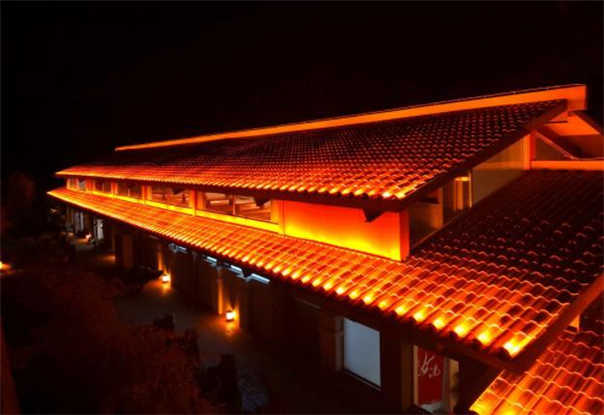 河南盧氏溫泉度假酒店建筑外觀設(shè)計裝修圖片