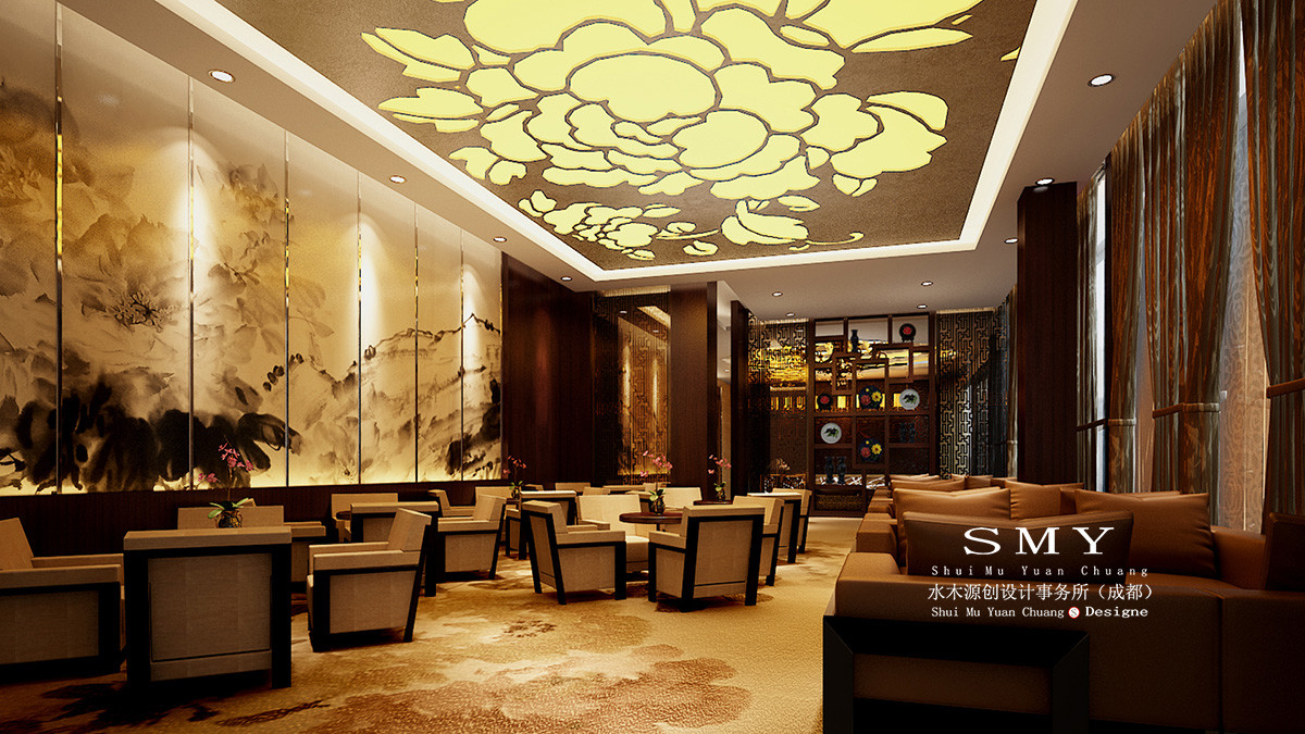 成都牡丹酒店，現(xiàn)代古代酒店設(shè)計